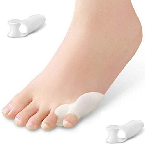 pedimend Tailor Hallux Valgus Korrektor, Silikon, Gel, für, Ballenschutz mit Zehenspreizer, zur Unterstützung des Fußgewölbes bei Plattfüßen Kissen gegen Hühneraugen, Schwielen, Blasen