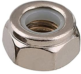 WILLWA Anti-Lose selbstsichernde Mutter Anti-Rutsch-Sperre Sechskantschraube Sicherungsmutter M2 ~ M24 Edelstahl 304 (Color : 1, Size : M24 (1pcs))