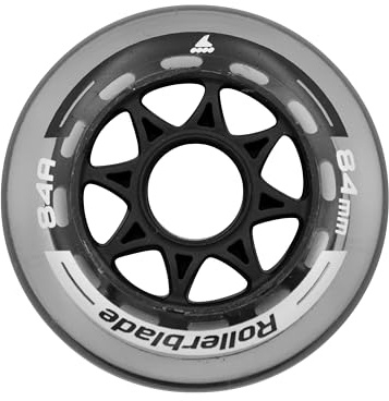 Rollerblade Unisex – Erwachsene 84MM/84A Rollen XT (8PCS), Weiss, EA