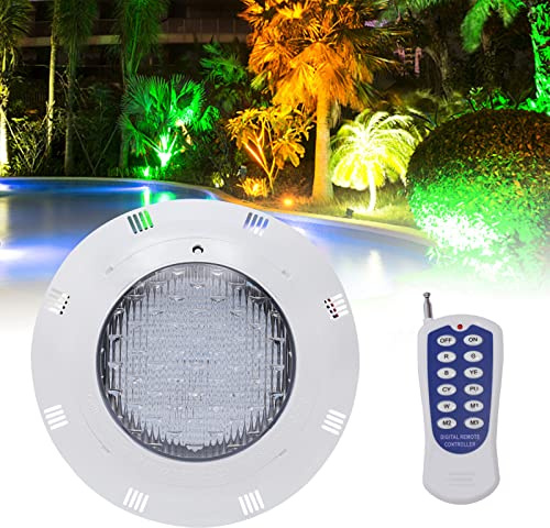 HarBin-Star 45W LED Scheinwerfer, Poolbeleuchtung mit Fernbedienung, Poollampe 450 LED Poolscheinwerfer,Unterwasser Beleuchtung fur Swimming Pool 12V