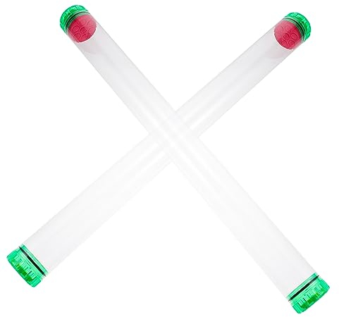 GOOHOCHY 2pcs Pvc Fishing Floats Tubes Bucket Fishing Floats Storage Container Accessories for Large Fish Tool Suitable for Anglers Random Color