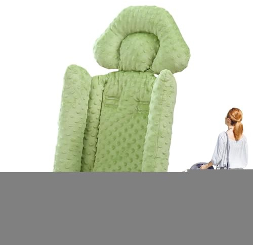Kinderwagen Kissen - Sitzauflage für Kinderwagen - Sitzkissen für | Kleinkinder - 84 x 41 cm - bequemes Sitzkissen mit Buggykopf - Kinderwagenkissen für