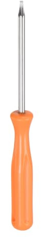 QUARKZMAN Cacciavite Torx T6 Lunghezza 4 Acciaio Carbonio Non Magnetica Sicurezza Stella Cacciavite Precisione Testa 6 Punte Manico Antiscivolo per Riparazione Elettrodomestici, Giallo