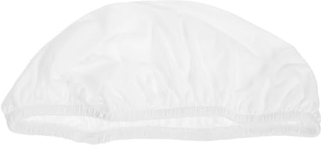 iplusmile Copertura Serbatoio WC Estensibile, Coperchio Lavabile in Lavatrice in Poliestere Bianco, Protezione Antipolvere per Bagno
