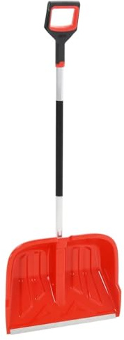 INLIFE Pelle à Neige Rouge 136 cm Aluminium