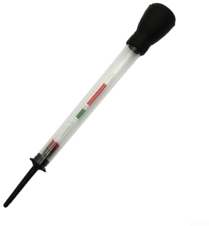 Idrometro per batteria, gamma 1100-1300, misuratore di densità elettrolitica per test della batteria dell'auto, controllo accurato del livello del liquido, strumento essenziale per la manutenzione