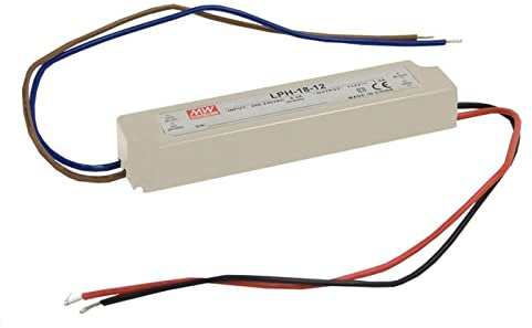 LED Fuente de alimentación 18W 12V 1,5A ; MeanWell LPH-18-12 ; Transformador