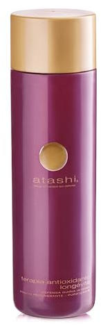 Atashi Antiossidante | Tonico Rigenerante Purificante | Tonifica, Equilibra il PH, Energizza, Affina la Pelle | Con Acido Glicolico, Acque Fruttate, Vitamina C, E, CoQ10 | Pelle Sensibile | 250ml