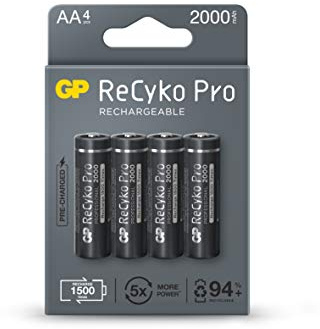 Batterie Rechargeable Pro LR6 AA 1,2 V 2100/2000 mAh 4 unités