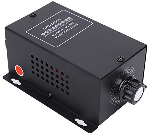 Regulador de velocidad del motor, controlador de velocidad del ventilador de techo monofásico, módulo de control ajustable de velocidades DRDY4000 AC 220V