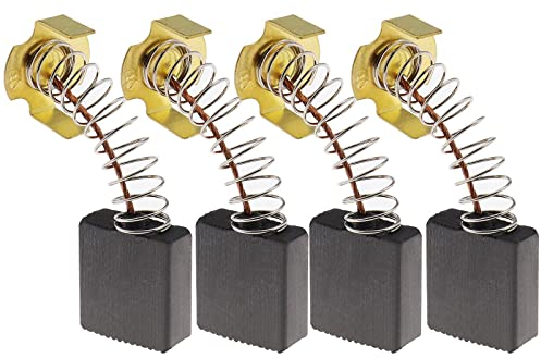 ECSiNG 2 Pares de Cepillos de Carbón 7x17x17mm Compatible con Sierra Ingleteadora Rexon M2500A Piezas de Repuesto para Herramientas Eléctricas Accesorios para Herramientas Eléctricas