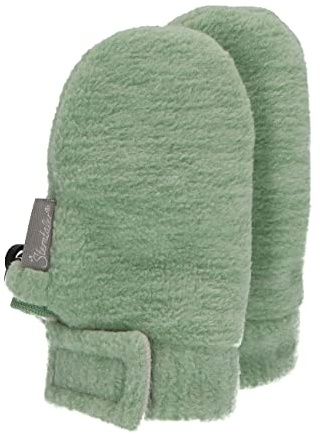 Sterntaler Baby Unisex Kinder Fäustel Melange Handschuh - Baby Fäustlinge Winter, Baby Handschuhe - gefüttert mit Baumwollfleece - grün