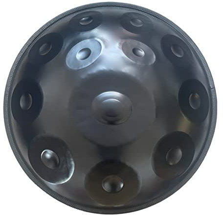 Handpan Drums Sets, Handpan Steel Drums Musikinstrument d-Moll 22 Zoll Steel Hand Drum mit Soft Hand Pan Bag