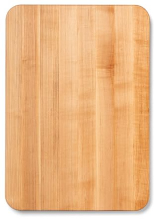 Boos Block Ahorn Schneidebrett Holz- 51 x 35 x 2,5 cm - Chop-N-Serve | Allzweckbretter - Hackklotz - Servierbrett Holz - Schneidebrett Antibakteriell - Frühstücksbrettchen - Vesperbrett Holz