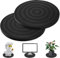 NTGRTY 2 Pezzi Supporto Girevole di 360 ° con Cuscinetti a Sfera 20CM Piattaforma Roteante Supporto Girevole Manuale di 360 ° per Giradischi per TV, Monitor, Altoparlanti (Nero)