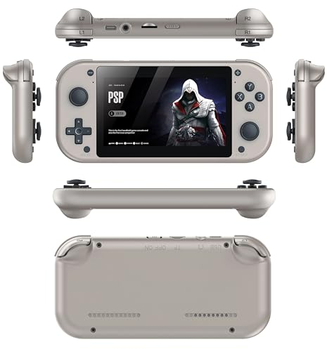 KINMRIS M17 64G 20000 Spiele Retro Handheld Videospielkonsole Open Source Linux System 4,3 Zoll IPS Bildschirm Tragbarer Pocket Video Player
