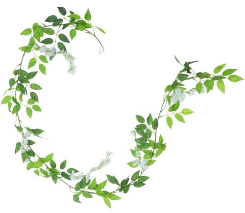 MAGICLULU Künstliche Blumenrebe Künstliche Blumengirlande Künstliche Seidenblume Hängende Ranke Swag Für Hochzeit Party Hintergrund Bogen Garten Hintergrunddekoration