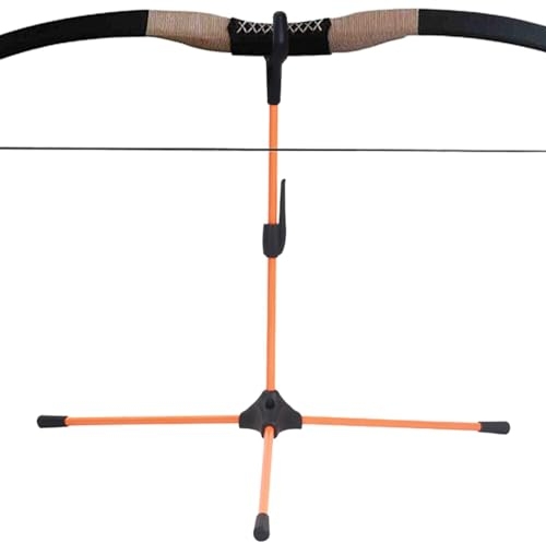 Recurve-Bogenständer,Recurve- -Arbeitsständer - Leichter Fiberglas-Bogenständer - Langbogen-Aufhänger, sichere Präsentation für Recurve-, Langbogen-Takedown-, tragbarer Bogenhalter