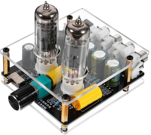 KONTONTY Röhrenverstärker HiFi Vorverstärker für Heimkinosysteme Leichter Phono Vorverstärker für Plattenspieler mit PCB Material Einfache Installation für Selbstgemacht Heimkino