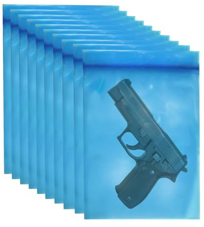 VCI prevenzione della ruggine Zip Close Bags - arma da fuoco Rust-proof Protection Pack, Metal Storage Organizer per proiettile, gioielli, hardware, 13.7 x17.7, 4mil, 10 Pz (9.8x13.7)