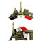 2PACK Magnete Da Frigorifero Parigi - Adesivo Per Porta Frigorifero Retrò Parigi,Parigi Frigorifero Magnete Souvenir,Calamite Parigi Frigorifero,Adesivo Per Porta Frigorifero Stereo Francia Parigi