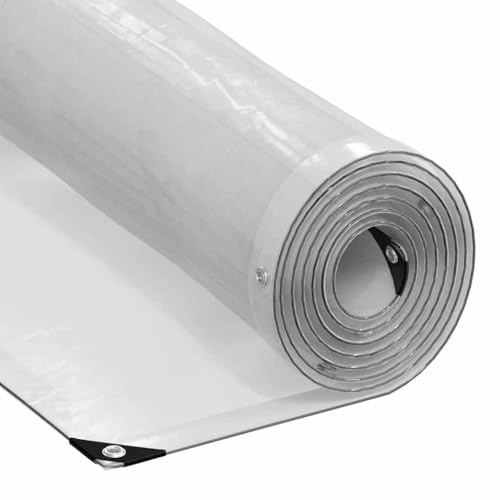 vidaXL Lona Transparente con Ojales Polietileno 4x8 m