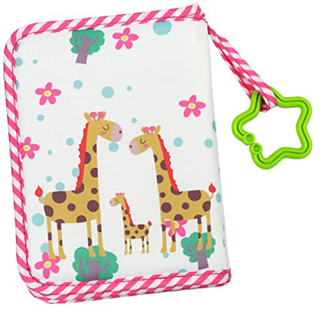 MOBUTOFU Fotoalbum Für Erste Jahr Süßes Babywachstumsbuch Personalisierbares Erinnerungsalbum Für Jungen Und Mädchen Mit Platz Für Fotos Sticker Und Erinnerungen