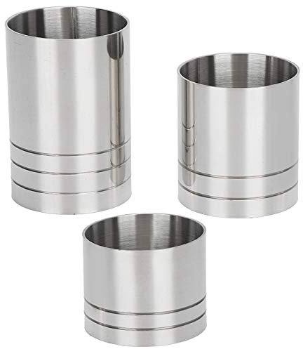 Jigger for Bartending, Stainless Steel Cocktail Jigger, Ounce Cup Set Bartender Tool for Homes, Bars, Coffee Shops (25Ml+35Ml+50Ml)