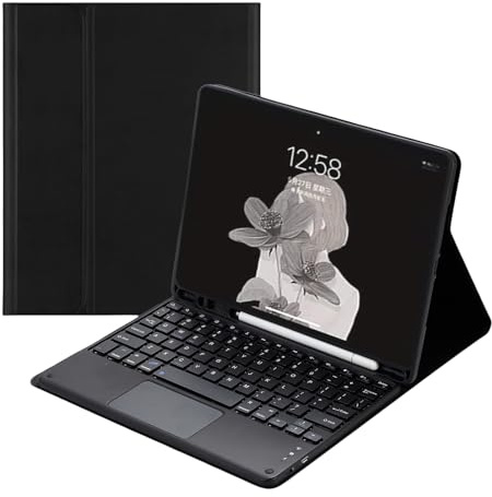 Keyboard Case for Samsung Galaxy Tab A8 10.5 inch 2022 Model (SM-X200/X205/X207), Magnetic Detachable Wireless Bluetooth Keyboard, Slim Folio Cover with Pencil Holder