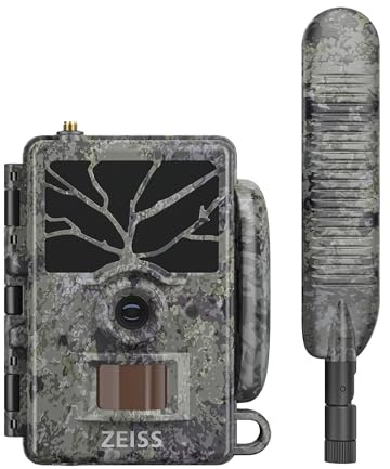 ZEISS Secacam 1 Cámara de Caza Profesional 4G, SIM, Memoria Integrada 32 GB, App, 3MP, HD1080, Inteligencia Artificial, Visión Nocturna Color, Detección IR 20 m, Resistente Agua IP66, Flash Invisible