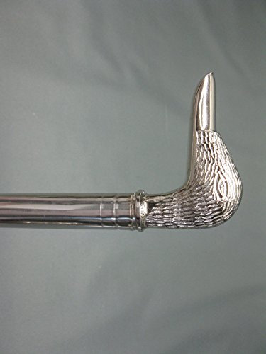 Edelstahl Flanierstock Gehstock Ente Spazierstock Wanderstock Bräutigam M125 Antikstil 93 cm