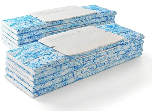 iRobot - Lot de 10 lingettes pour Lavage de sols - pièces de Rechange Authentiques Braava Jet de la série 200