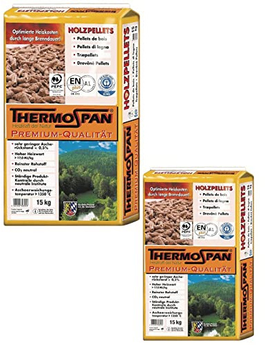 THERMOSPAN Premium Holzpellets 2x 15 Kg