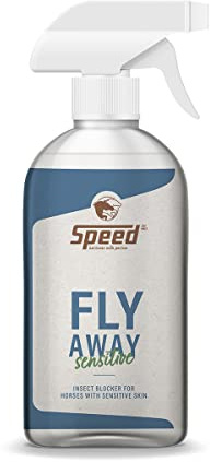 Speed horsecare with passion EST. 1963 Fly-Away Sensitive, Insektenschutz für besonders Sensible Pferde, inklusive Zeckenformel, ohne Alkohol, geruchlos (0,5 l), 33100922