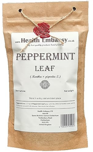 Health Embassy Peppermint Leaf (Mentha × piperita L.) Loose Herbal Tea (100g)