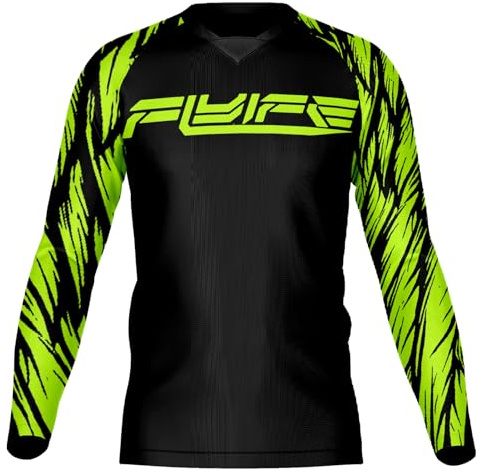 MTB Trikot,Herren Langarm MountainbikeShirt,Motocross-Shirt Langarm | MX MTB Mountainbike,Geeignet Für Viele Outdoor-Sportarten (5XL,PT3)