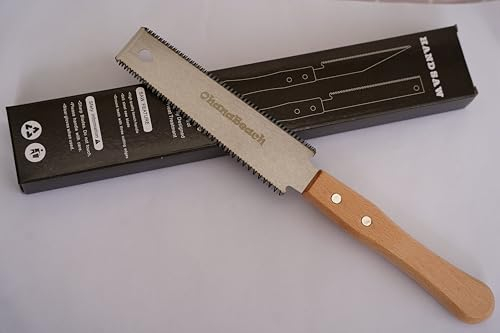 OhanaBeach®Sierra de mano japonesa para corte fino de madera, sierra de doble filo para corte al ras.sierra japonesa para madera.sierra madera.serrucho madera.sierra para madera.serrucho de poda