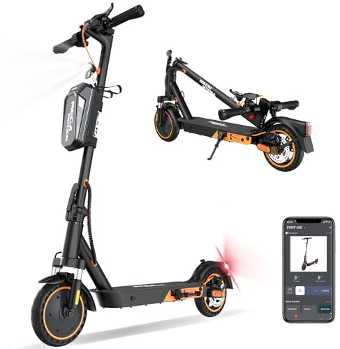 MEGA MOTION E-Scooter mit Straßenzulassung (ABE), Faltbarer City-Roller für Erwachsene, 35 km Reichweite & 8,5 Zoll Reifen, 400W Motor & Doppelfederung, inkl. Transporttasche & APP
