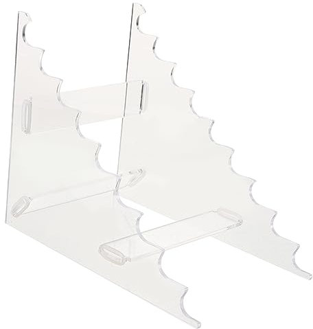 PLAFOPE Stiftehalter-präsentationsständer Aus Acryl Für Den Schreibtisch – Mehrschichtiges Stifte-aufbewahrungsregal Für Kugelschreiber Und Make-up-pinsel