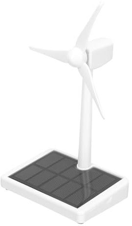 TOBBOMEY Moulin à Vent Solaire à Monter Soi-même Jouet Pédagogique pour Garçon Fille Expérience DIY avec Énergie Solaire