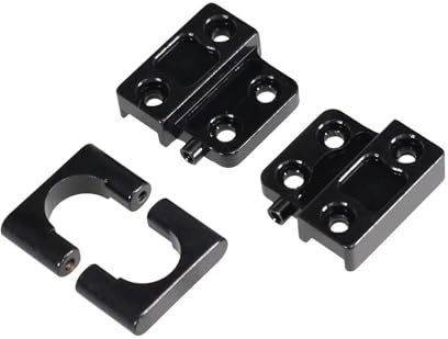 YONMFRDS For MN For MN82 LC79 For MN78 1/12 Remote Control Car Metal Upgrade Rear Axle For Spring Plate Fixing For Seat Parts Accessories RC Car DIY Parts(Black)