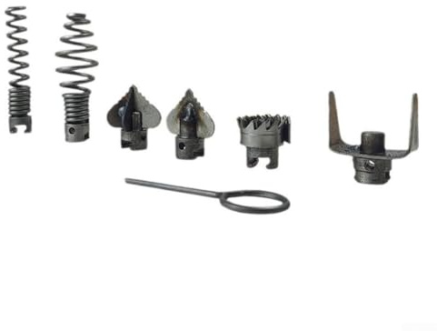 Startbuymore Lot de 7 têtes de coupe combinées pour déboucher les canalisations avec interrupteur à air