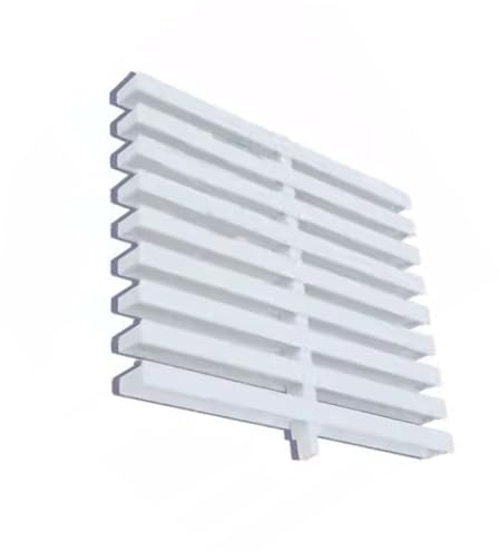 Griglia di drenaggio per piscina in PVC, 18 x 100 cm, copertura in plastica per scarico a pavimento, grondaia, ideale per patio, passerelle e terrazze da piscina, 1 pezzo