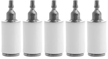 5 filtros de Combustible de Calidad for maquinaria de jardín de Gasolina, desbrozadora y Motosierra.