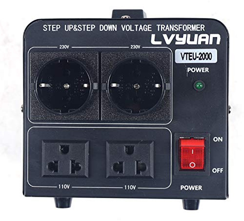 Trasformatore di tensione, 1000 W, 110 V, 230 V, corrente di uscita 10 A, convertitore può essere utilizzato per tutti i dispositivi elettronici ed elettrici