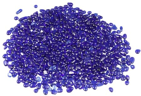 ELAYARD Ciottoli di Vetro Colorati per Acquario 500g, Decorazioni Leggere e Sicure per Acquari, per Handmade la Decorazione di Vasche Acquatiche