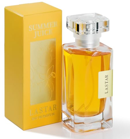 LASTAR Parfum orange pour homme et homme, parfums durables, format voyage, eau de parfum - Jasmin, ambre - 45 ml, parfait pour les vacances, Noël, cadeaux du Nouvel An