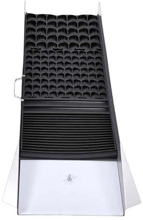 Luocute Boîte D'écluse en Alliage D'aluminium, équipement D'extraction d'or Portable avec Ondulations Intégrées et Tapis en Caoutchouc pour Rivière, Dragage de Prospection de Ruisseau,