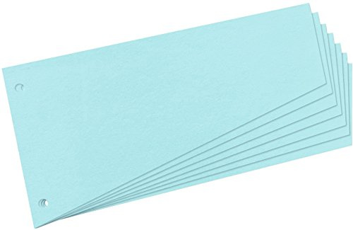 Herlitz Trennstreifen Trapez 230 x 120 mm (200 Stück, blau)