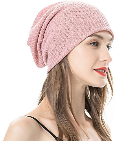 ZLYC Damen Sommer Slouch Beanie Leicht Chemo Strickmützen Weich Mütze | leichte atmungsaktiv